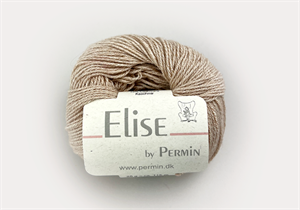 Elise by permin bomuld / cashmere - blødt og lækkert i nude